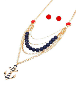 Sea Theme Necklace Set T226-9485838549311