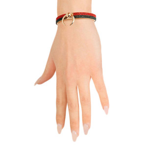 Eclipse Enchantment: Gold Bracelet T226-9485822427455