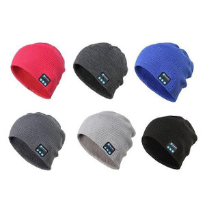 Color: Red - Musical Beanie Bluetooth Hat K290-18851658757
