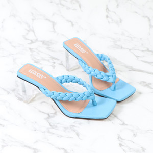 Summer New Style European And American Crystal Heel Comfortable Flip Flops Q119-CJNS1222001