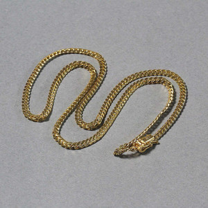 Size: 20 - 10k Yellow Gold Classic Solid Miami Cuban Chain (3.20 mm) P150-22729-20