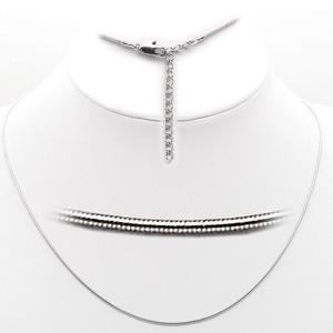 35325 - Rhodium Brass Chain with No Stone A874-35325