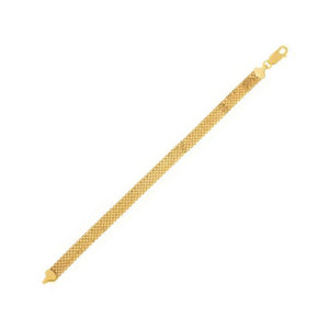 Size: 16 - 14k Yellow Gold Bismark Chain (7.00 mm) P150-43808-16