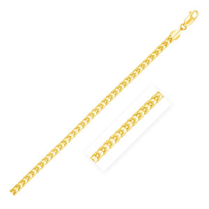 Size: 24'' - 14k Yellow Solid Gold Diamond Cut Round Franco Chain (2.70 mm) P150-07763-24