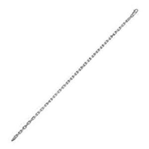Size: 18 - 14k White Gold French Cable Link Chain (2.50 mm) P150-66863-18