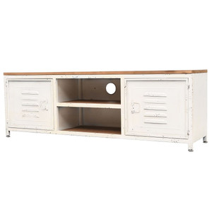  TV Stand 47.2"x11.8"x15.7" White A949-245457