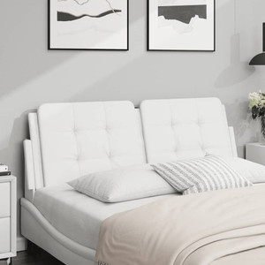 Headboard Cushion "Zadar" White 53.9" Faux Leather A949-376078