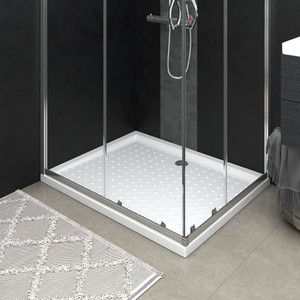 Shower Base Tray with Dots White 31.5"x39.4"x1.6" ABS A949-148897