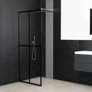 Walk-in Shower Screen Clear Tempered Glass 35.4"x76.8 A949-145680