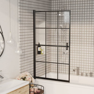 Shower Enclosure ESG 31.5"x55.1" Black A949-150746