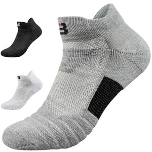 Color: Black plus white plus grey, Size: 31to38 - Running Non-slip Short Tube Cotton Top Sports Tow Q119-CJWZ122492910JQ