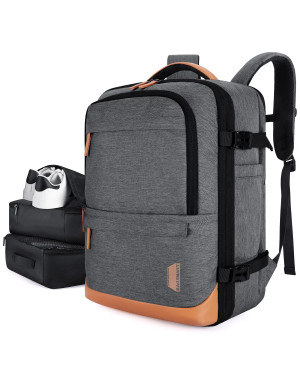 Color: GRAY, Size: 12 inches, Ships From: CHINA - BAGSMART 4PCS Travel Backpack Cabin Carry On Back F640-12000037391620786