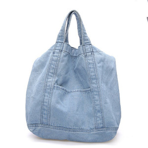 Denim Bag Large Capacity One-shoulder Shopping Bag Messenger Bag Korean Version Of All-match Litera Q119-CJNS1205644
