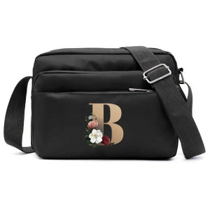 Color: Blue - New Fashion Multi-layer Travel Leisure Simple Storage Bag Black Gold Letter Series Pr F640-12000038175142848