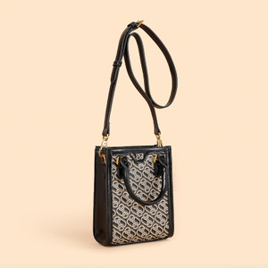 New High-grade Presbyopic Commuter Black Single-shoulder Bag Q119-CJYD2006537