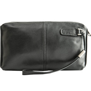 Men's first layer cowhide zipper handbag Q119-CJBHNSNS18809