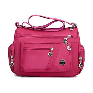 Color: Ivory, Size: S - New Casual Large Capacity Shoulder Bags For Women Waterproof Oxford Multi-Z F640-12000036735447183