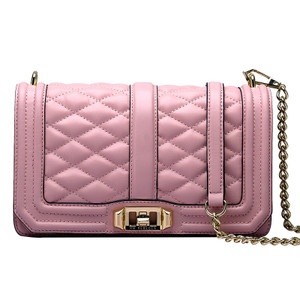 Color: Pink gold, style: B - Fashion chain bag shoulder diagonal package Q119-CJBHNSNS07626-Pink gold-B