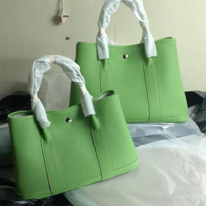 Color: Avocado green, Size: M - Ladies lychee pattern leather bag Q119-CJBHNSNS21819-Avocado green-M