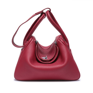 Color: Wine Red, Model: 30 - Cow leather lychee platinum bag doctor bag medicine bag Q119-CJBHNSNS06745-Wine Red-30