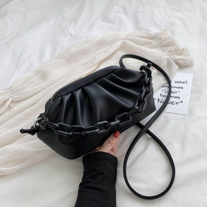 Color: Small black - Candy Color PU Leather Shoulder Messenger Bags Q119-CJBHNSNS16584-Small black