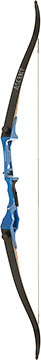 October Mountain Ascent Recurve Bow Blue 58 in. 50 lbs. RH R557-OMP81222