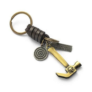 Vintage Skull Hammer Pendant Punk Fashion Key Chain/ Key Accessories A392-fakc0227