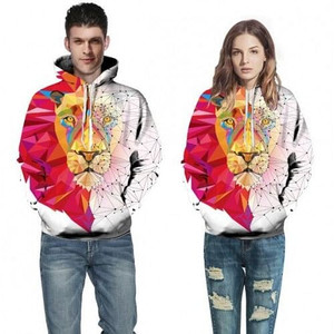 3D Lion Head Printing High Fashion Hoodie A392-fast0071