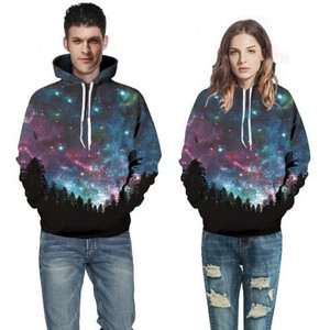 3D Forest Night Sky Printing High Fashion Hoodie A392-fast0078