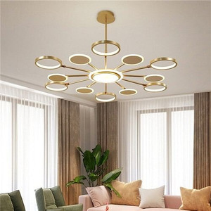12 Heads Modern Style Home Light Wholesale Golden Chandelier A392-flig0043