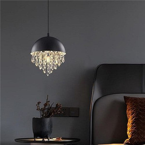 High Quality Ruxury Aesthetics Home Light Wholesale Semicircular Crystal Pendant Lamp A392-flig0062