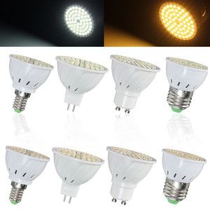 E14 E27 GU10 MR16 3.5W 72 SMD 3528 Pure White Warm White LED Spot Lightt Bulbs Lamps AC110V AC220V C122-1139503