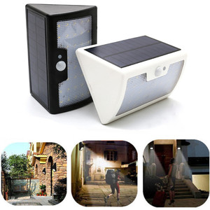 6W Solar Powered 40 LED 6 Modes PIR Motion Sensor Remote Control Dimmable Wall Light Waterproof C122-1345898