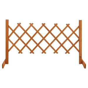 Garden Trellis Fence Orange 47.2"x23.6" Solid Firwood A949-314822