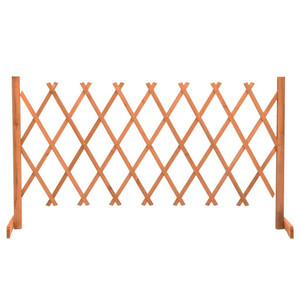 Garden Trellis Fence Orange 59.1"x31.5" Solid Firwood A949-314826