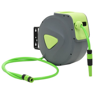 Automatic Retractable Water Hose Reel Wall Mounted 65.6'+6.6' A949-143897