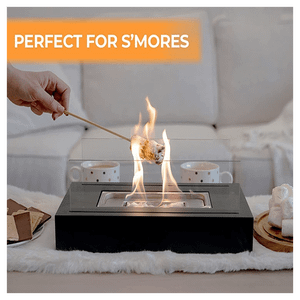 Portable Tabletop Fire Pits,Tabletop Smokeless Bio Ethanol Fireplace T575-S0671365199