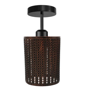 Metal Ceiling Light Shade Pendant Industrial Barrel Wire Cage Lampshade Lamp~1218 T575-V0671387841
