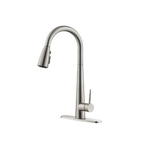 Kitchen Faucet with Pull Down Sprayer Brushed Nickel, High Arc Single Handle Kitchen Sink Faucet wi T575-S0671287827