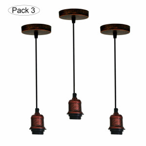 Pendant Light Kit Cord Hanging Light Socket Lamp Holder E26~1122 T575-V0671387557