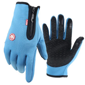 Color: black, Gloves Size: M - Hot Winter Gloves For Men Women Touchscreen Warm Outdoor Cycling Dri F640-12000033220268614