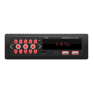 Car Stereo Radio, V5.0 Wireless Connection Hands-free Calling, Type-C Port LED Display Vehicle MP3  K484-PAU_0KQ6YQ2A