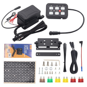 6 Gang Universal Switch Controller Panel RGB Light Touch Screen Circuit Control Relay Box Waterproo K484-PAU_0LE9V096