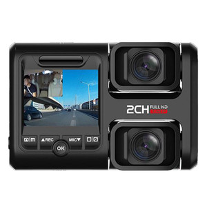 Car Data Recorder HD Night Vision 360-degree Panoramic Dual-lens Wireless 24-hour Parking Monitorin K484-PAU_065O6ELQ