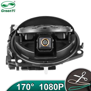 Color Name: Silver, Voltage: 24V - 170?° AHD 1080P Flip Emblem Rear View Reverse Backup Camera For  F640-12000038980654275