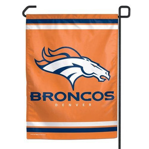 Denver Broncos Flag 12x18 Garden Style 2 Sided Z157-3208508367