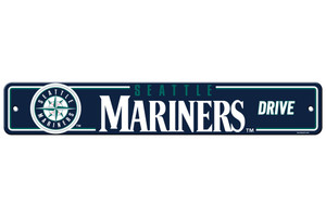 Seattle Mariners Sign 4x24 Plastic Street Style CO Z157-2324562312