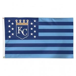 Kansas City Royals Flag 3x5 Deluxe Style Stars and Stripes Design Z157-3208502490