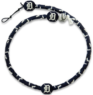 Detroit Tigers Necklace Frozen Rope Team Color Baseball CO Z157-4421404203