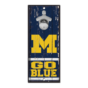 Michigan Wolverines Sign Wood 5x11 Bottle Opener Z157-3208556430
